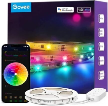 Govee RGBIC Wi-Fi + Bluetooth LED Strip Lights 10M