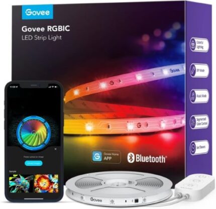 Govee Wi-Fi RGBIC LED Strip Light 3M, With Protective Coating