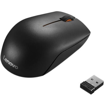 Lenovo 150 Wireless Mouse, LED Optical Sensor, Black, GY51L52638